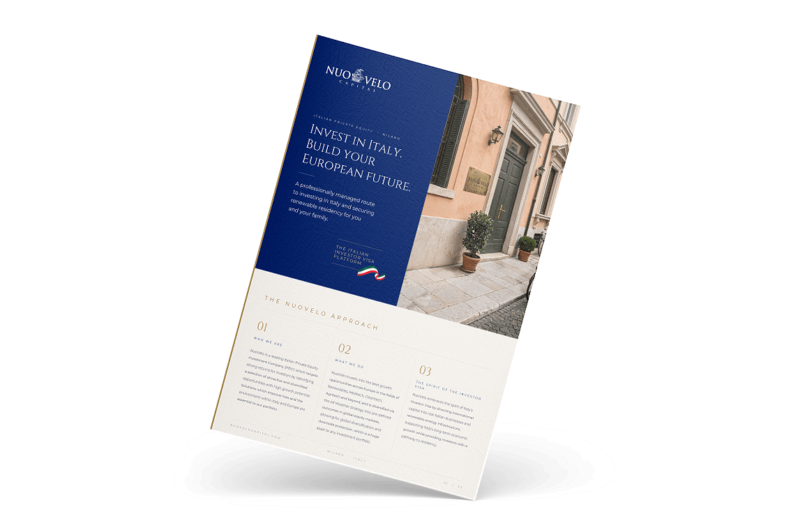 NuoVelo Capital Three Pager – cover